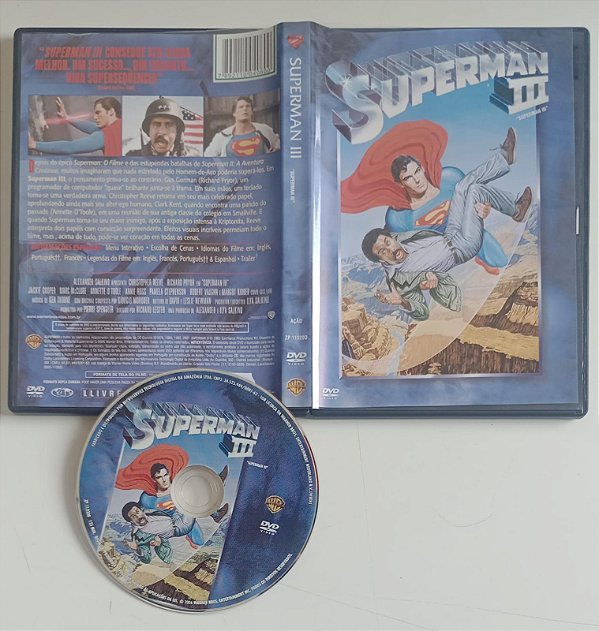Dvd Superman Iii (filme 1983) Editora Richard Lester [seminovo]