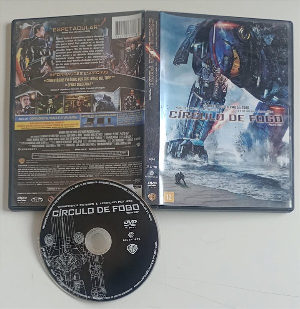 Dvd Círculo de Fogo Editora Guillermo Del Toro [usado]