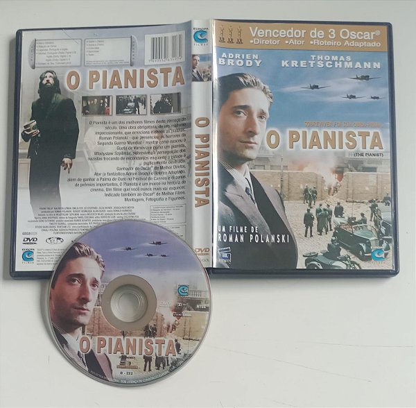 Dvd o Pianista Editora Roman Polanski [seminovo]