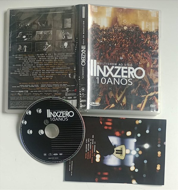 Dvd Nx Zero - 10 Anos (multishow) Editora Paul Ralphes [usado]