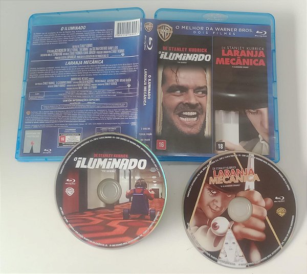 Dvd [blu-ray] o Iluminado / Laranja Mecânica Editora Stanley Kubrick [seminovo]