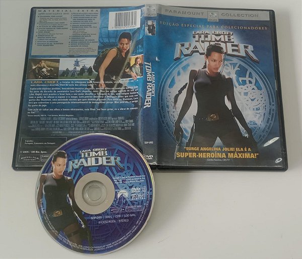 Dvd Lara Croft: Tom Raider (filme de 2001) Editora Simon West [usado]