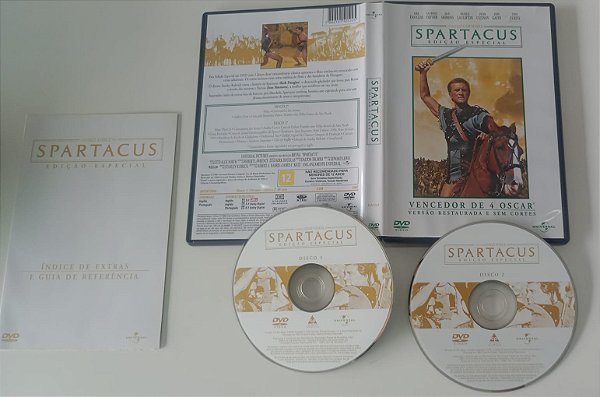 Dvd Spartacus [edição Especial] Editora Stanley Kubrick [seminovo]