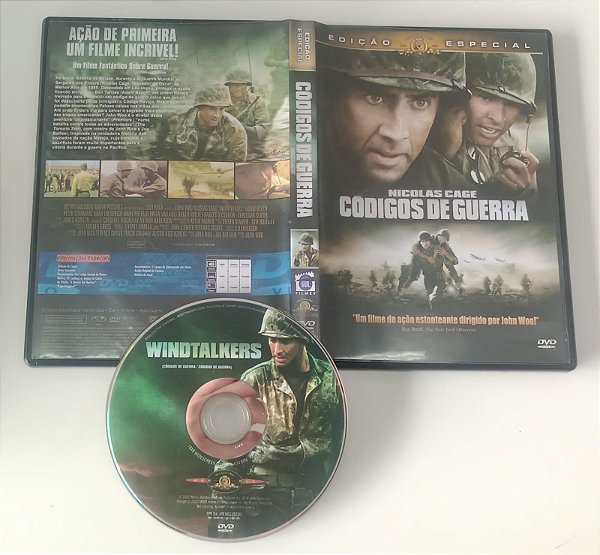 Dvd Códigos de Guerra Editora John Woo [seminovo]