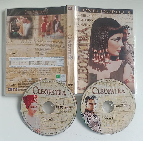 Dvd Cleópatra [dvd Duplo] Editora Joseph L. Mankiewicz [seminovo]