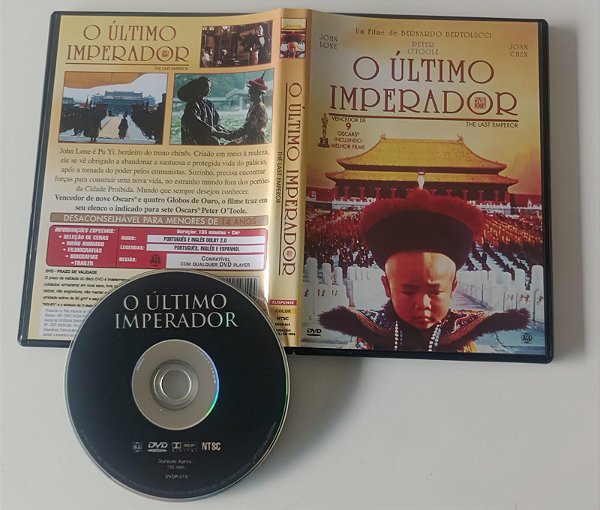 Dvd o Último Imperador Editora Bernardo Bertolucci [seminovo]