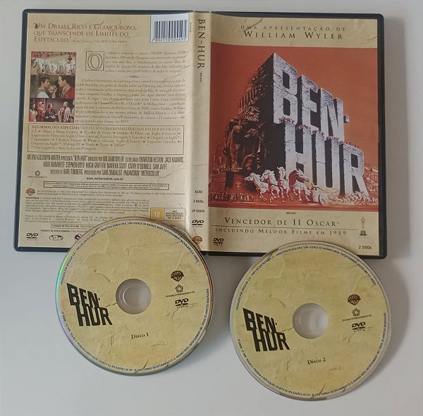 Dvd Ben-hur Editora William Wyler [seminovo]
