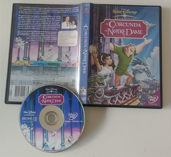 Dvd o Corcunda de Notre Dame (disney) Editora Gary Trousdale, Kirk Wise [seminovo]