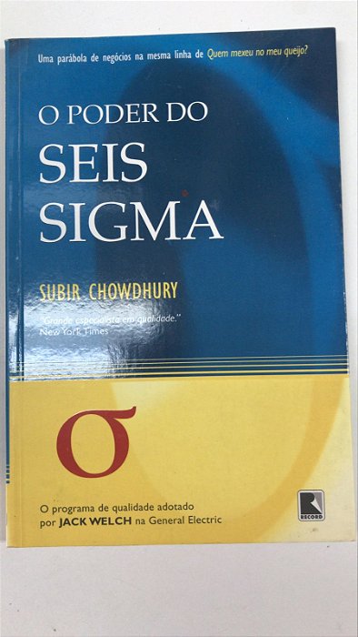 Livro o Poder do Seis Sigma Autor Chowdhury, Subir (2002) [usado]