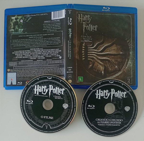 Dvd [blu-ray] Harry Potter e a Câmara Secreta Editora Chris Columbus [seminovo]