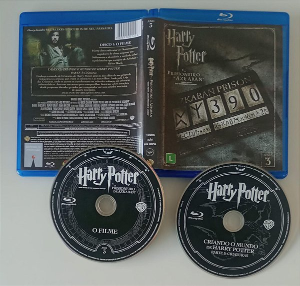 Dvd [blu-ray] Harry Potter e o Prisioneiro de Azkaban Editora Alfonso Cuarón [seminovo]