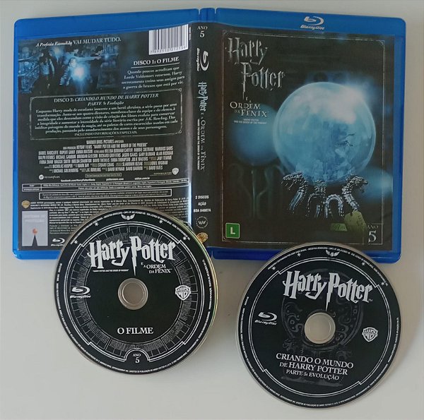 Dvd [blu-ray] Harry Potter e a Ordem a Fênix Editora David Yates [seminovo]