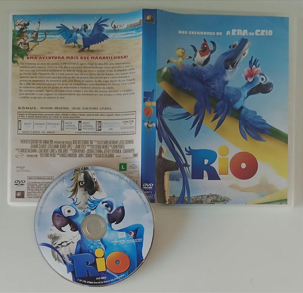 Dvd Rio Editora Carlos Saldanha [seminovo]