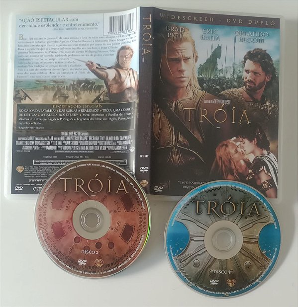 Dvd Tróia - Dvd Duplo Editora Wolfgang Petersen [seminovo]