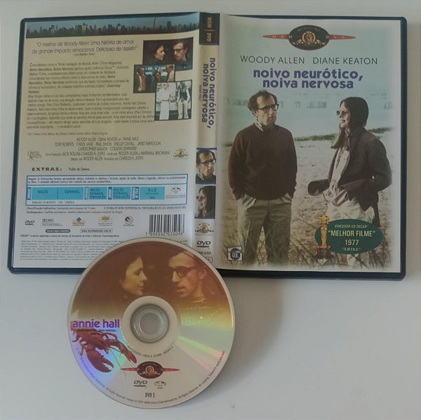 Dvd Noivo Neurótico, Noiva Nervosa Editora Woody Allen [seminovo]