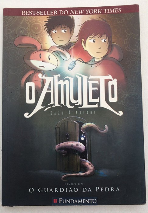 Livro o Amuleto Livro 1 - o Guardião da Pedra (em Quadrinho) Autor Kibuishi, Kazu (2013) [usado]