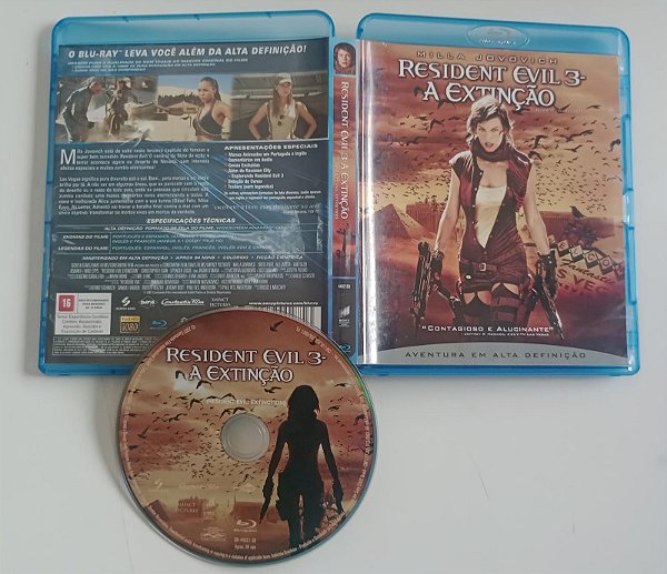Dvd [blu-ray] Resident Evil 3 - a Extinção Editora [seminovo]