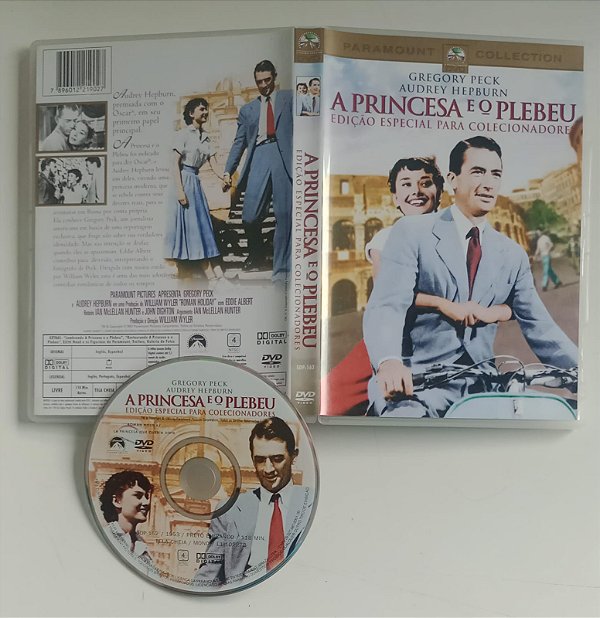Dvd a Princesa e o Plebeu Editora [seminovo]