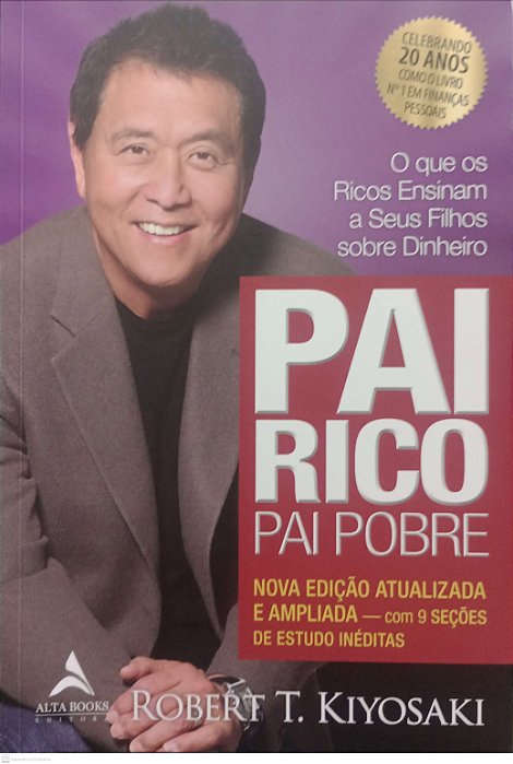 Livro Pai Rico, Pai Pobre Autor Kiyosaki, Robert T. (2017) [seminovo]