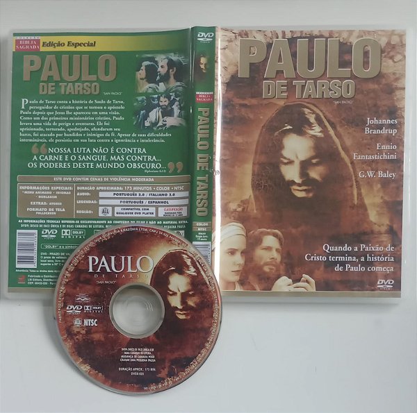 Dvd Paulo de Tarso Editora [usado]