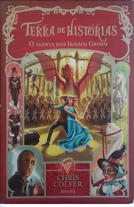 Livro o Alerta dos Irmãos Grimm - Terra de Histórias 3 Autor Colfer, Chris (2016) [seminovo]