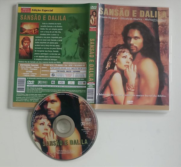 Dvd Sansão e Dalila Editora [seminovo]