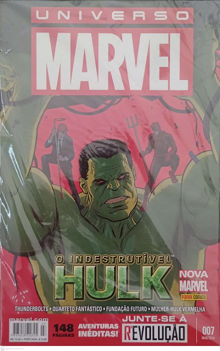 Gibi Universo Marvel #7 (3ª Série) Autor (2014) [usado]