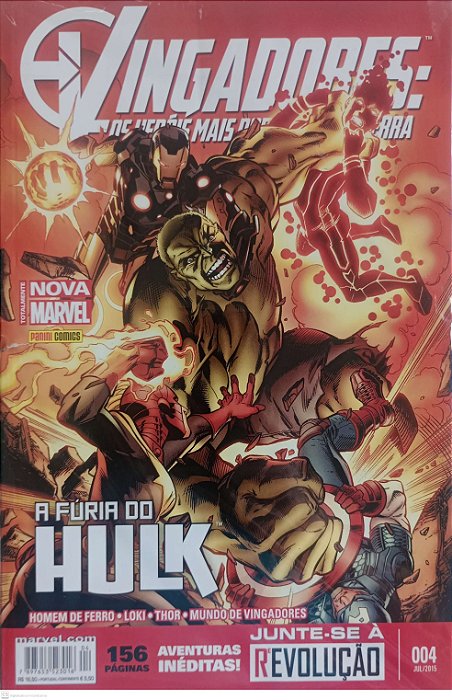 Gibi #4 Vingadores: os Heróis Mais Poderosos da Terra Autor (2015) [usado]