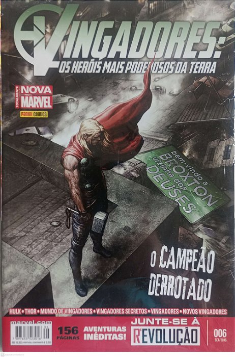 Gibi #6 Vingadores: os Heróis Mais Poderosos da Terra Autor (2015) [usado]