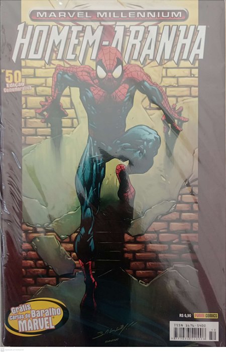 Gibi Homem-aranha #50 Marvel Millenium Autor (2006) [usado]