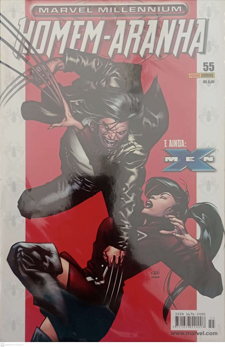 Gibi Homem-aranha #55 Marvel Millenium Autor (2006) [usado]