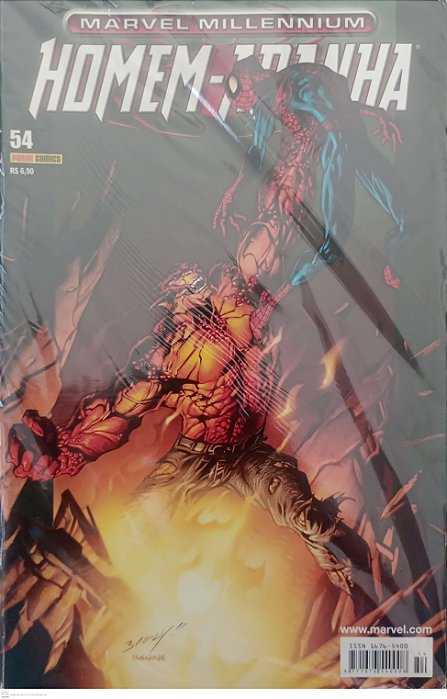 Gibi Homem-aranha #54 Marvel Millenium Autor (2006) [usado]