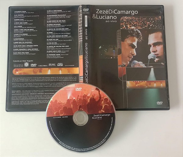 Dvd Zezé Di Camargo e Luciano - ao Vivo Editora [usado]