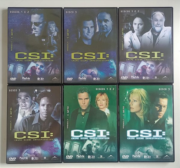 Dvd C.s.i. - 1ª Temporada Editora [seminovo]