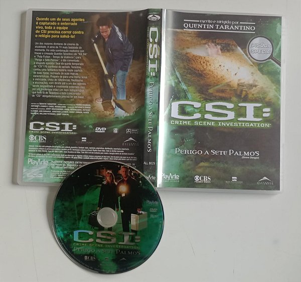 Dvd C.s.i. - Perigo a Sete Palmos Editora [seminovo]