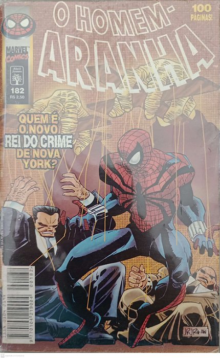 Gibi o Homem-aranha #182 Autor (1998) [usado]