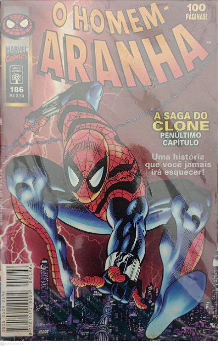 Gibi o Homem-aranha #186 Autor (1998) [usado]
