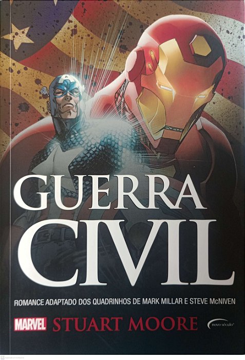 Livro Guerra Civil - Romance Marvel Autor Moore, Stuart (2016) [seminovo]