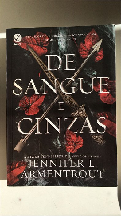 Livro de Sangue e Cinzas Autor Armentrout, Jennifer L. (2022) [usado]