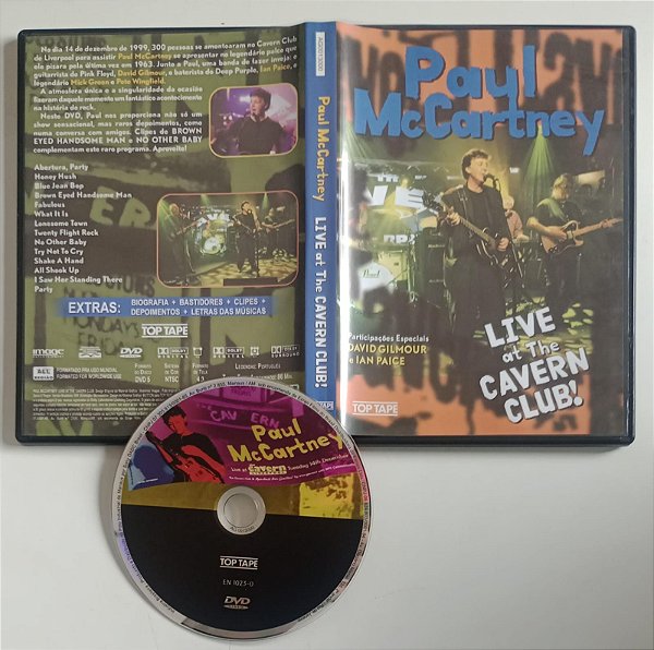 Dvd Paul Mccartney - Live At The Cavern Club Editora [seminovo]