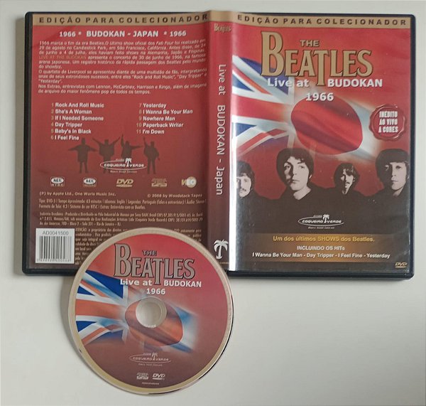 Dvd The Beatles - Live At Budokan 1966 Editora [usado]