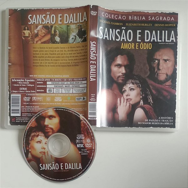 Dvd Sansão e Dalila Editora [seminovo]