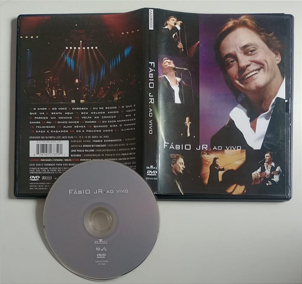 Dvd Fábio Jr. - ao Vivo Editora [usado]
