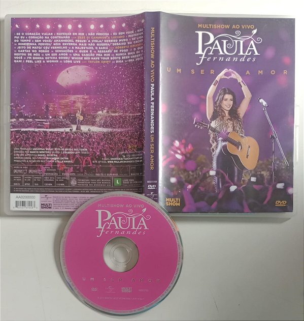 Dvd Paula Fernandes - um Ser Amor Editora [seminovo]