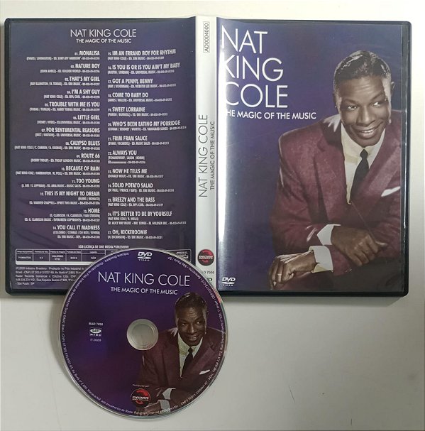 Dvd Nat King Cole - The Magic Of The Music Editora [seminovo]