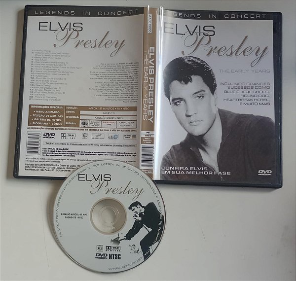 Dvd Elvis Presley - Early Years Editora [usado]