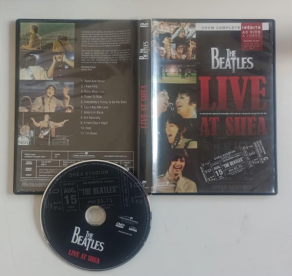 Dvd The Beatles - Live At Shea Editora [usado]