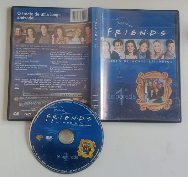 Dvd Friends - 1ª Temporada (5 Melhores Episódios) Editora [seminovo]