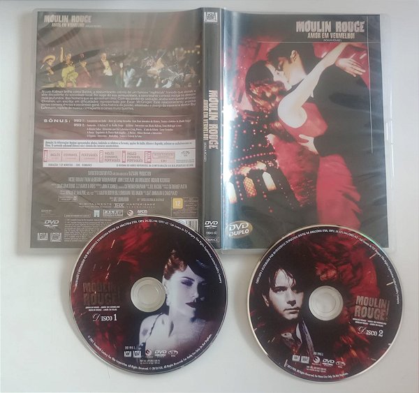 Dvd Moulin Rouge (amor em Vermelho) Dvd Duplo Editora [seminovo]