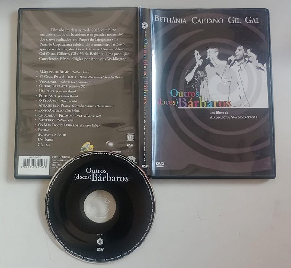 Dvd Outros Doces Bárbaros - Vários Artistas Editora [seminovo]